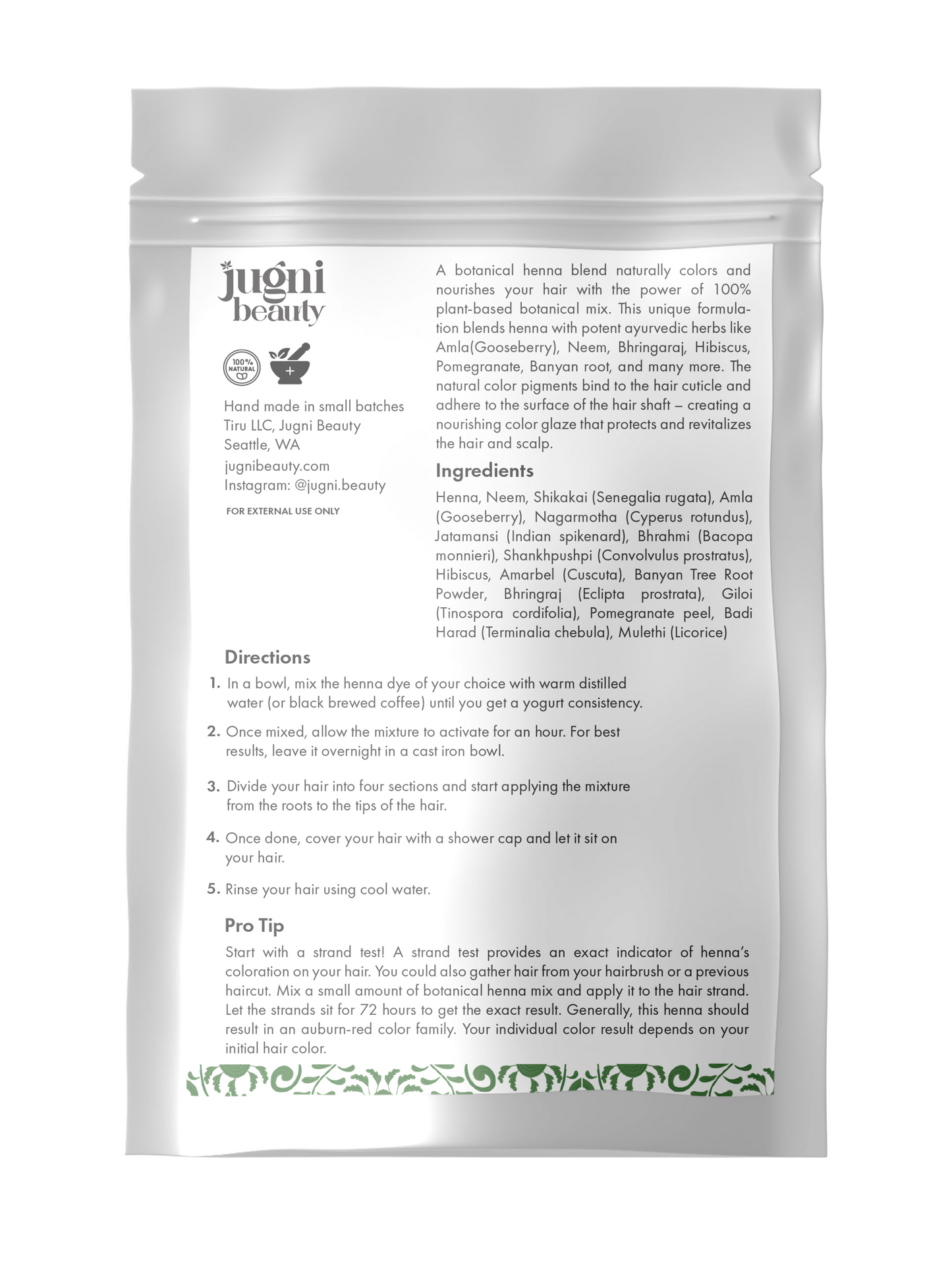 Henna and Herbs - Botanical Hair Color