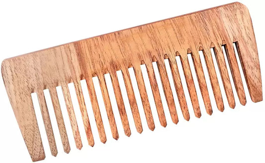 Neem Wood Shampoo Comb